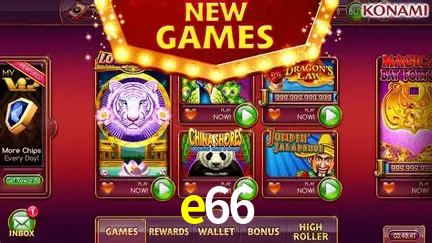 Descubra a Magia dos Jogos de Arcade no e66